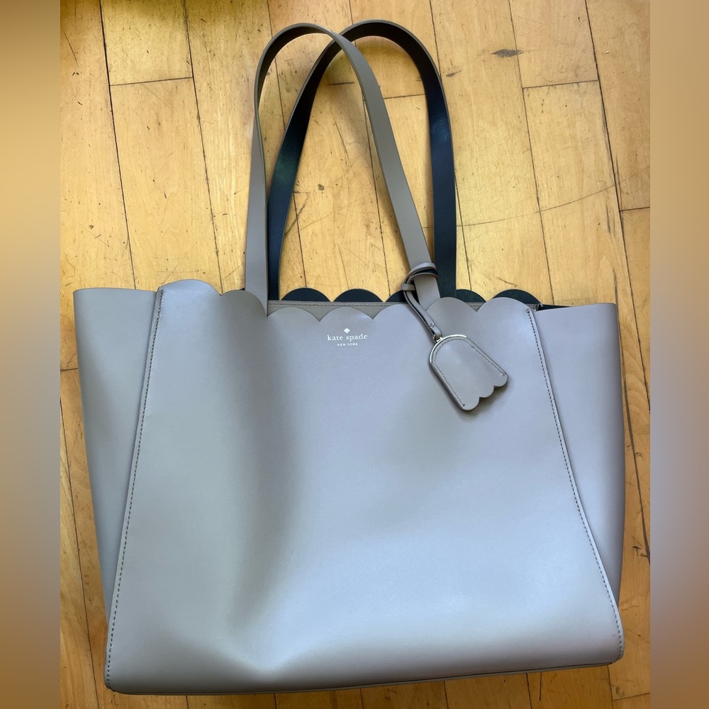Kate Spade Taupe Zip-top Tote